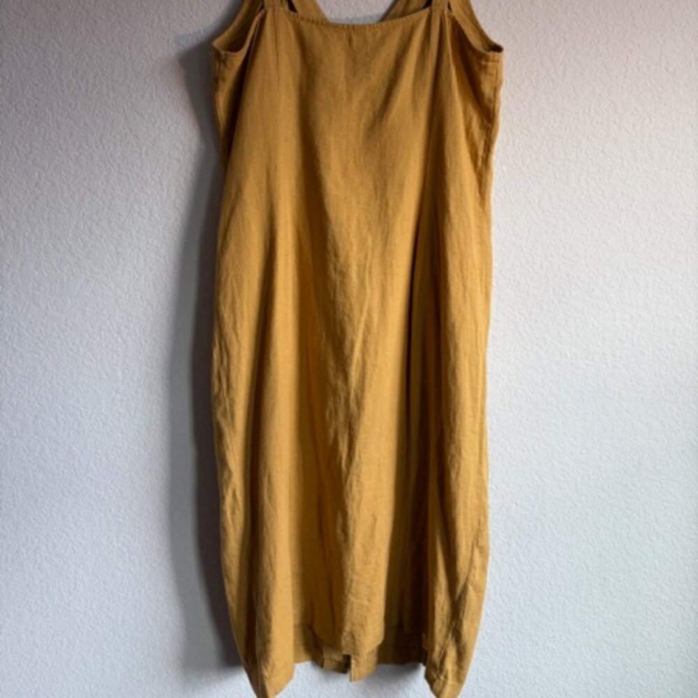 bp Mustard Button-Front Midi Dress - Picture 3 of 9